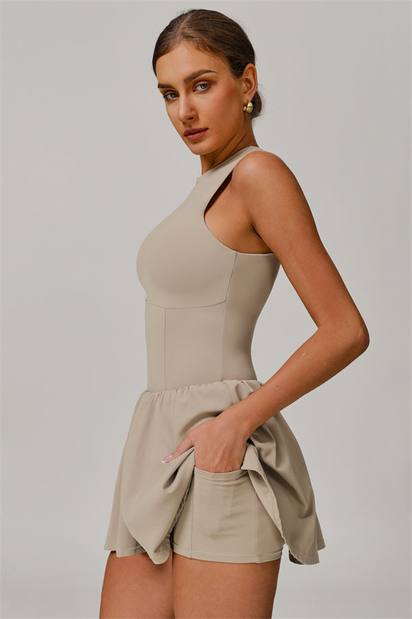 Sleek A-Line Performance Tennis Dress