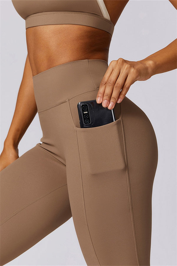 Ruched Back Pocket Leggings