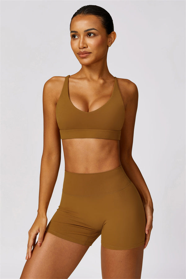 Sculpting High-Waist Active Shorts