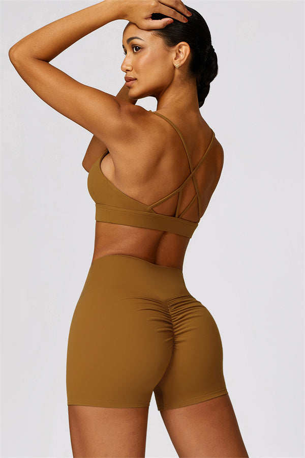 Sculpting High-Waist Active Shorts