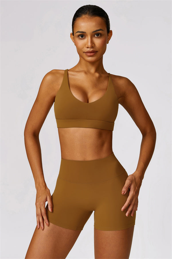 Sculpting High-Waist Active Shorts