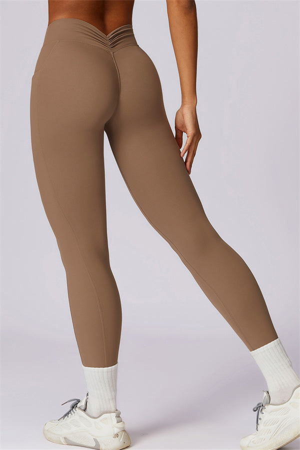 Ruched Back Pocket Leggings