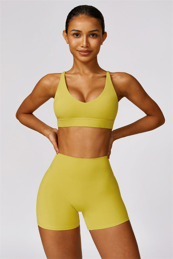 Sculpting High-Waist Active Shorts