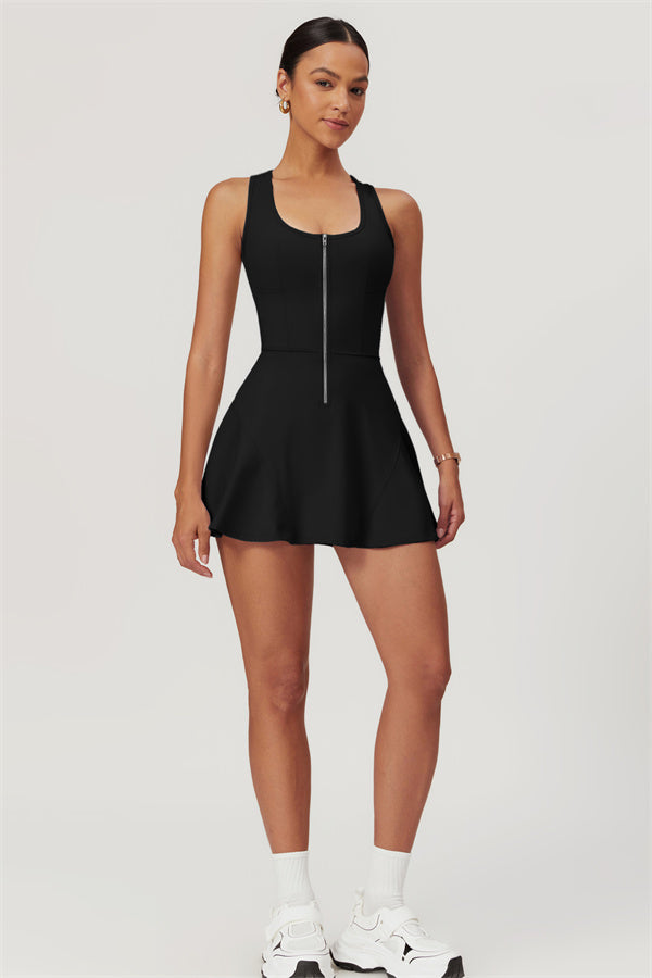 Sculpted A-Line Tennis Dress