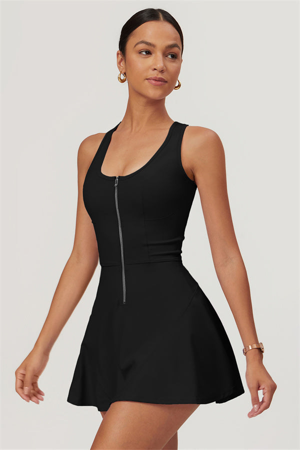 Sculpted A-Line Tennis Dress