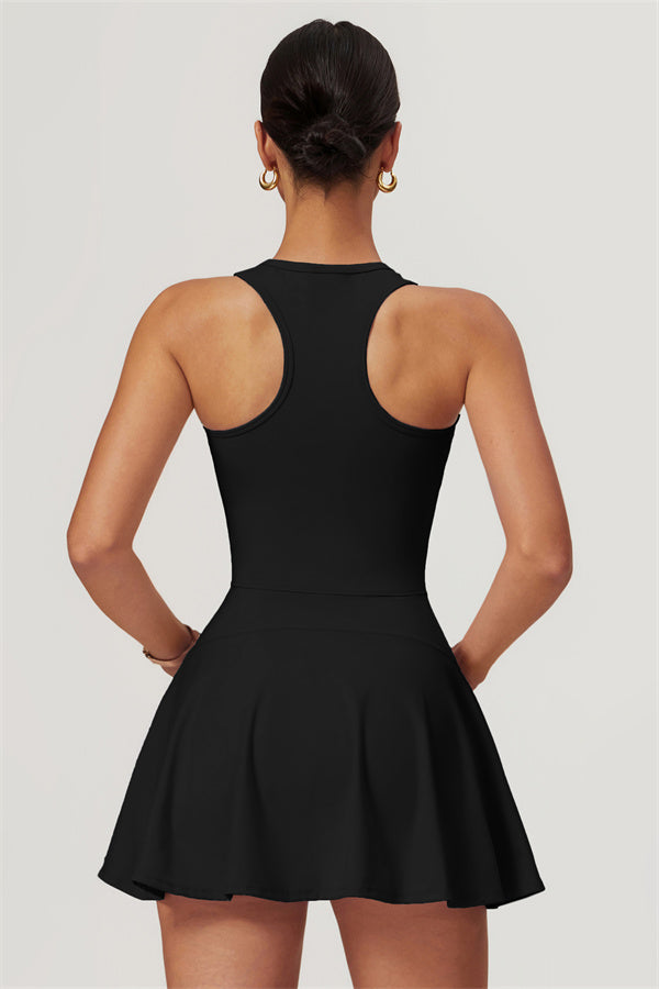Sculpted A-Line Tennis Dress
