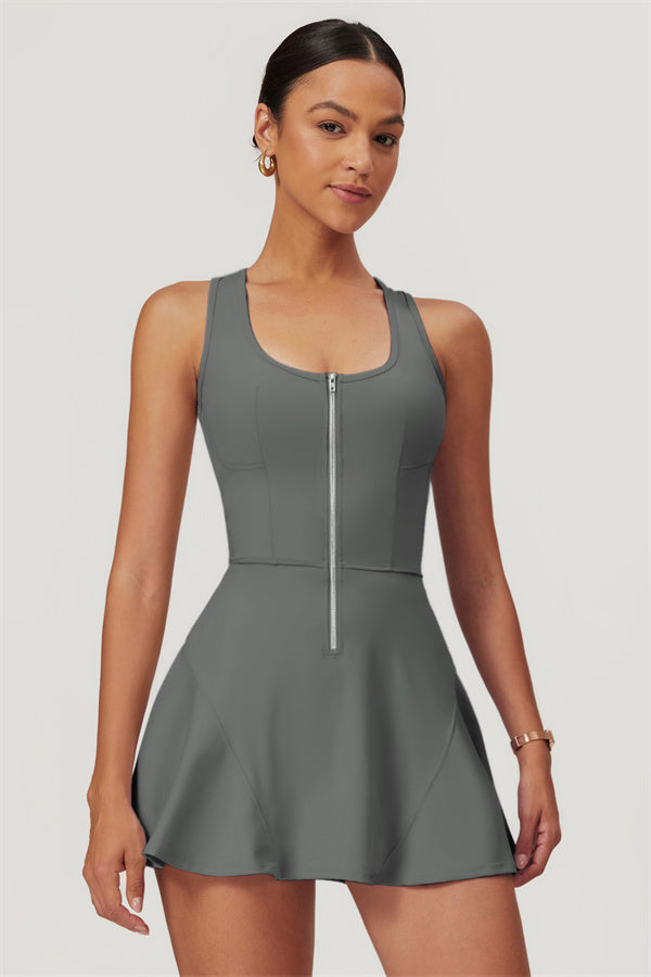 Sculpted A-Line Tennis Dress
