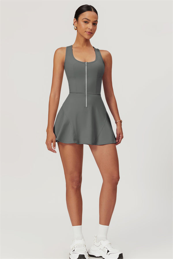 Sculpted A-Line Tennis Dress