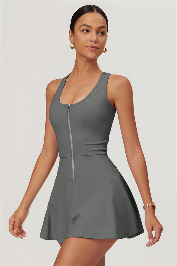 Sculpted A-Line Tennis Dress