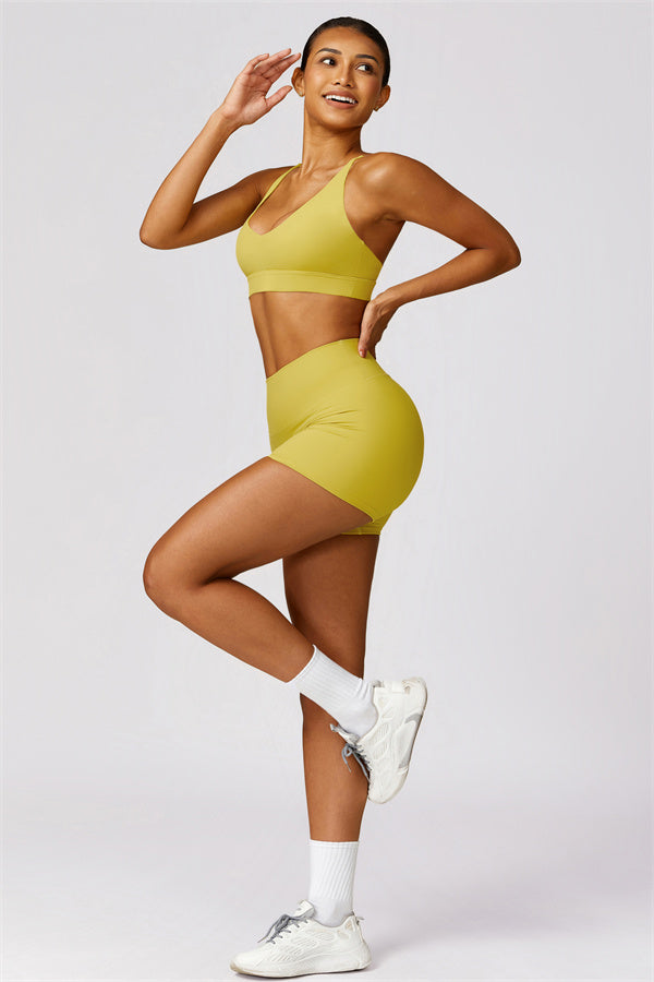 Sculpting High-Waist Active Shorts