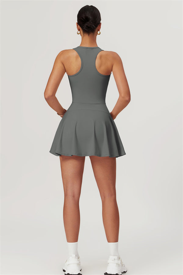 Sculpted A-Line Tennis Dress