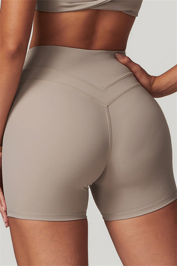 High-Waisted Contour Performance Shorts