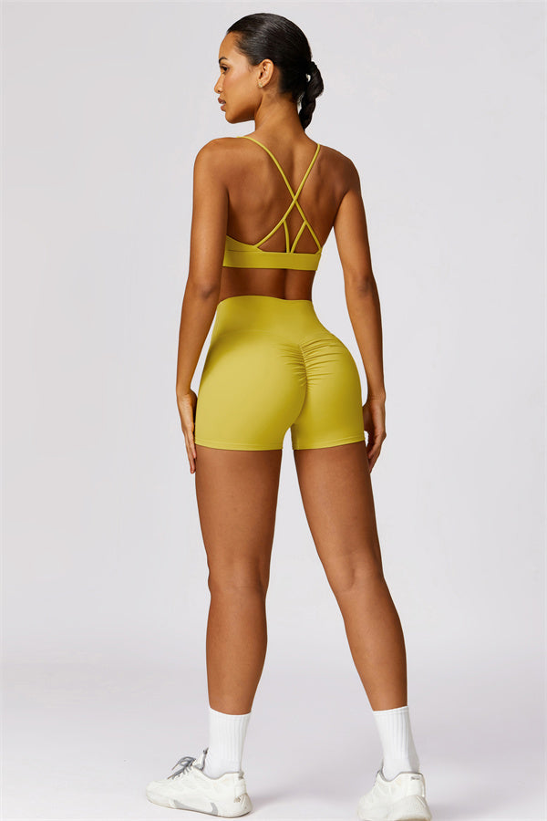 Sculpting High-Waist Active Shorts