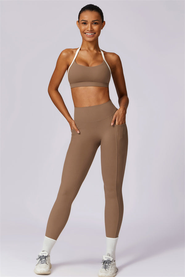 Ruched Back Pocket Leggings