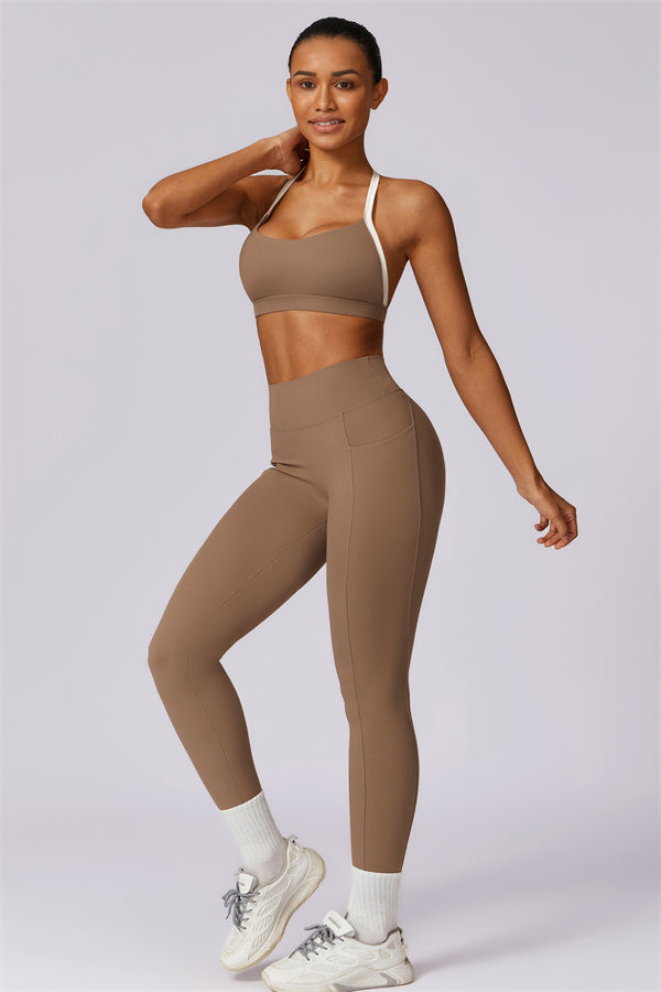 Ruched Back Pocket Leggings