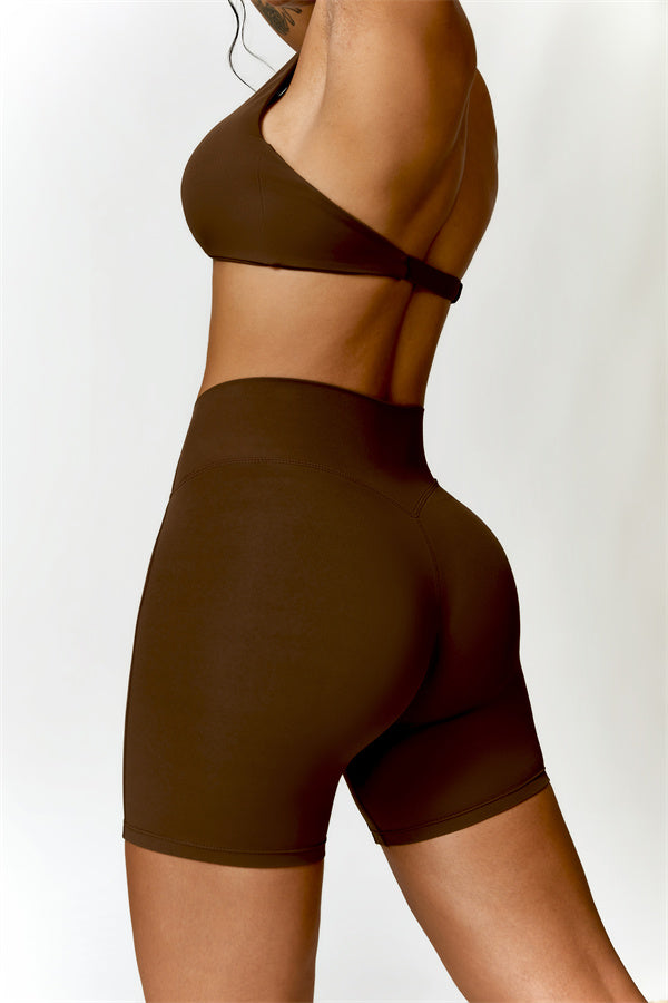 High-Waisted Sculpting Active Shorts