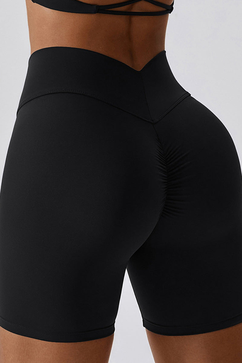 V-Waist Sculpting Workout Shorts