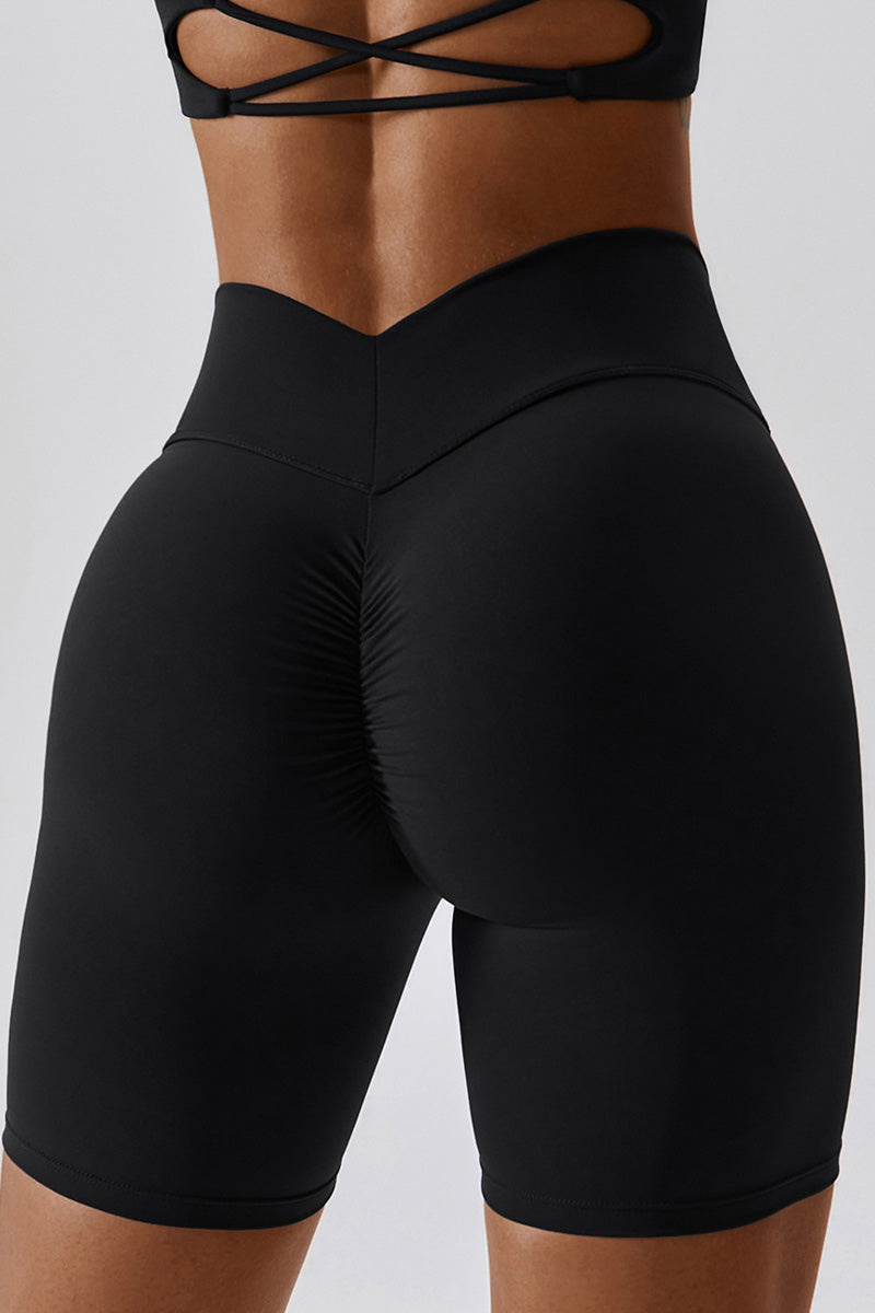 V-Waist Sculpting Workout Shorts