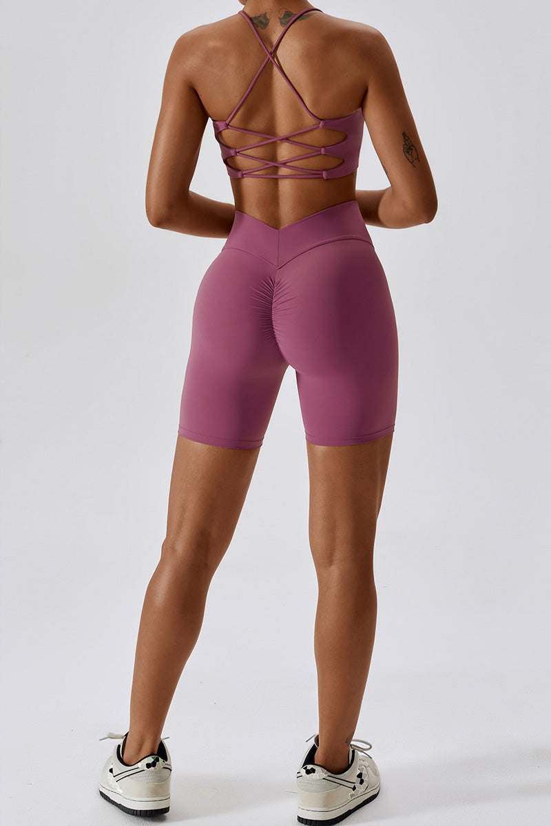 V-Waist Sculpting Workout Shorts