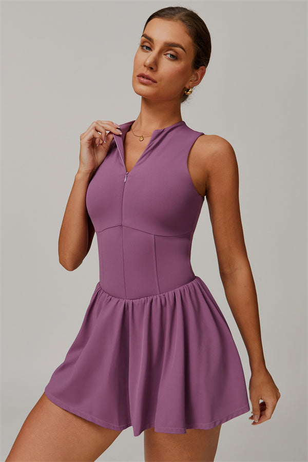 Sleek A-Line Performance Tennis Dress