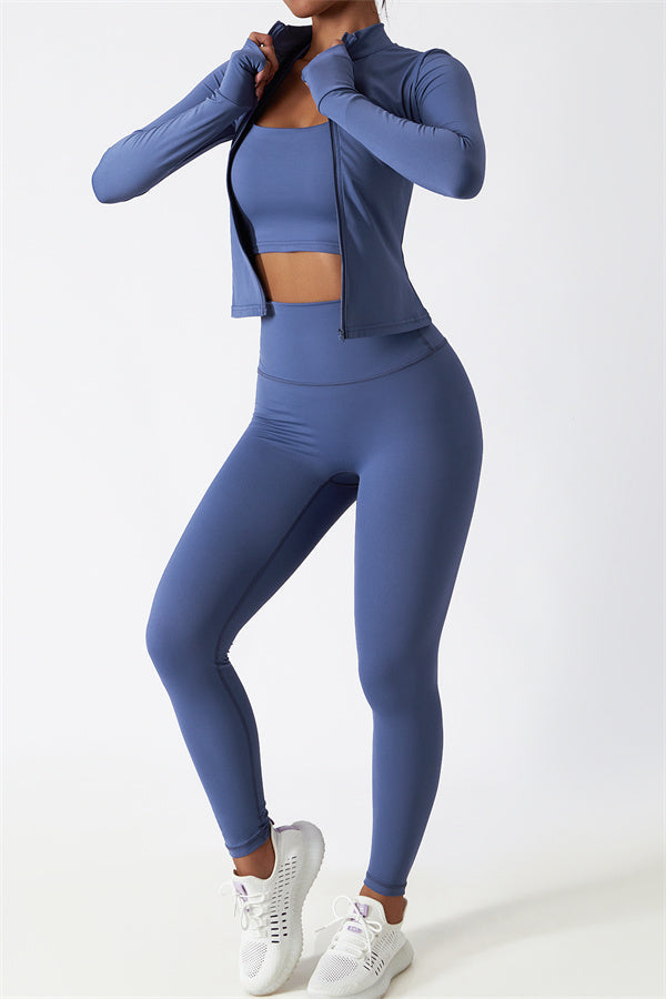 Sleek Fit Performance Jacket & Leggings Set