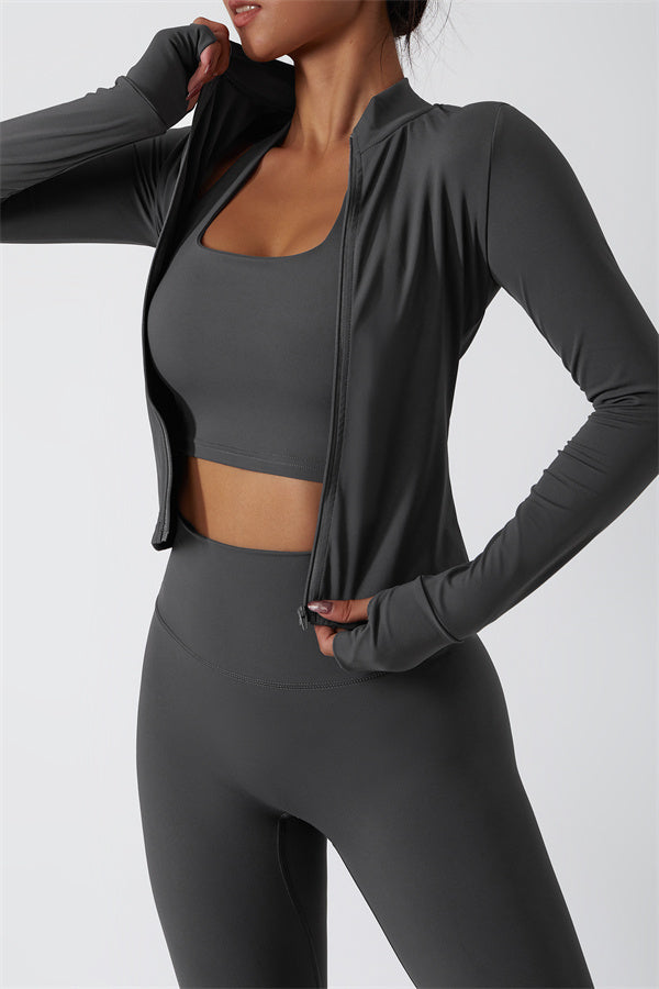 Sleek Fit Performance Jacket & Leggings Set