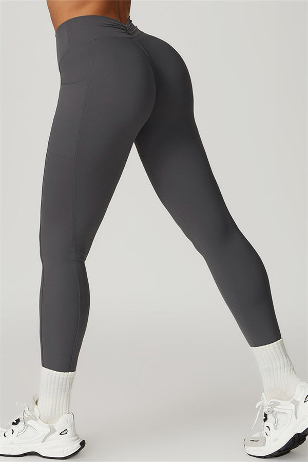 Ruched Back Pocket Leggings