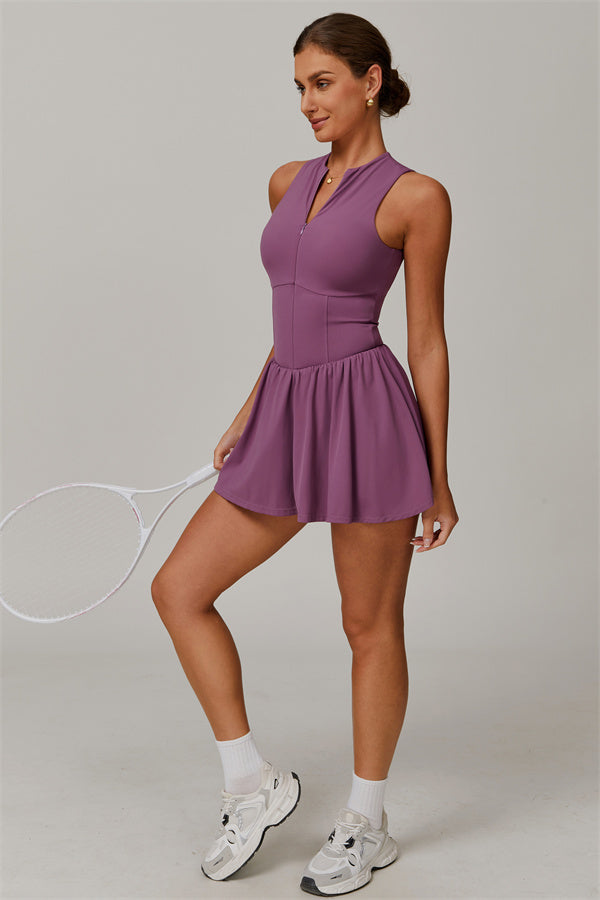 Sleek A-Line Performance Tennis Dress