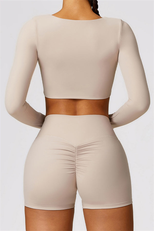 Sculpting High-Waist Active Shorts