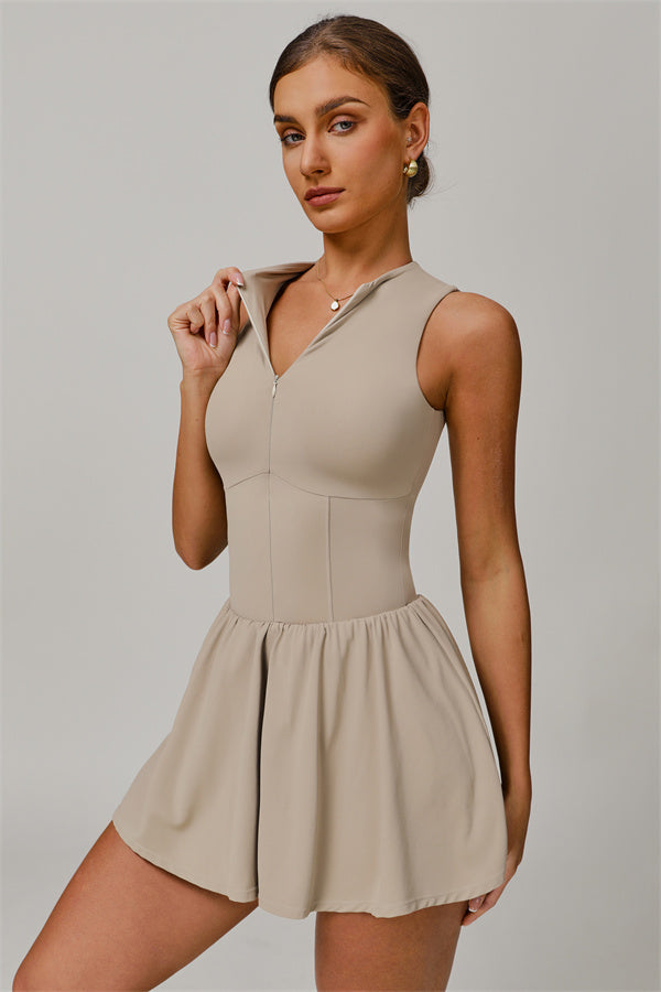 Sleek A-Line Performance Tennis Dress