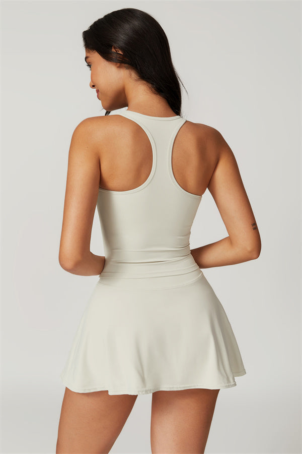 Square Neck Performance Crop Top