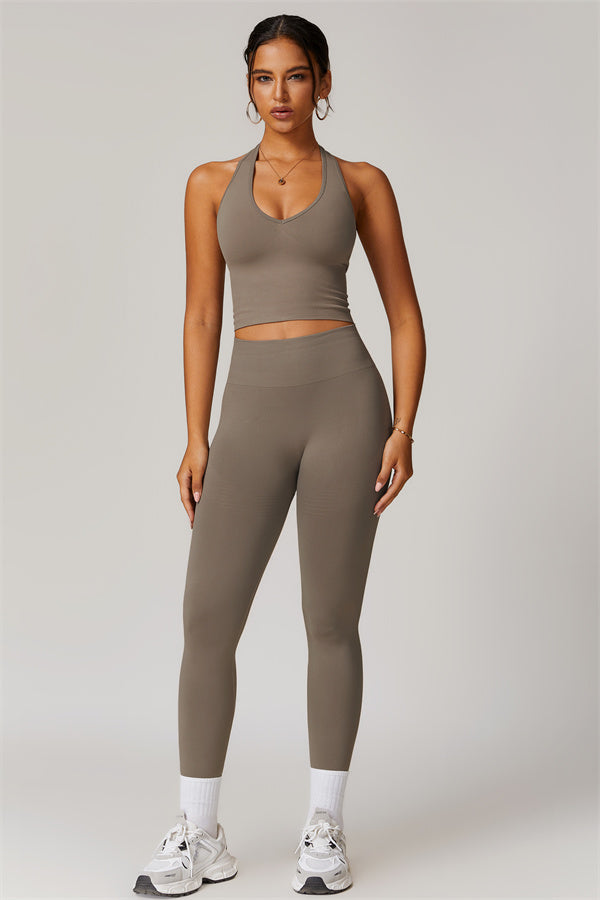 SculptFit Cut-Out Halter Top