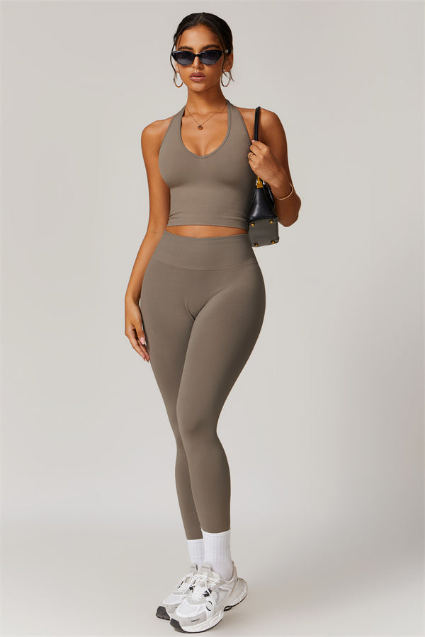 SculptFit Cut-Out Halter Top