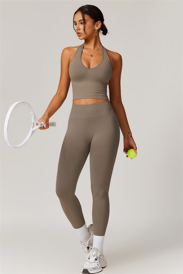 SculptFit Cut-Out Halter Top