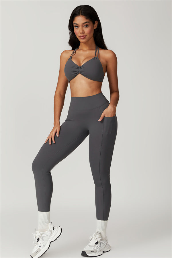 Ruched Back Pocket Leggings