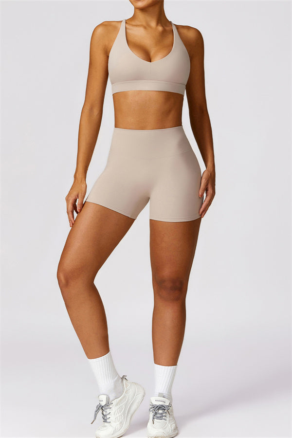 Sculpting High-Waist Active Shorts