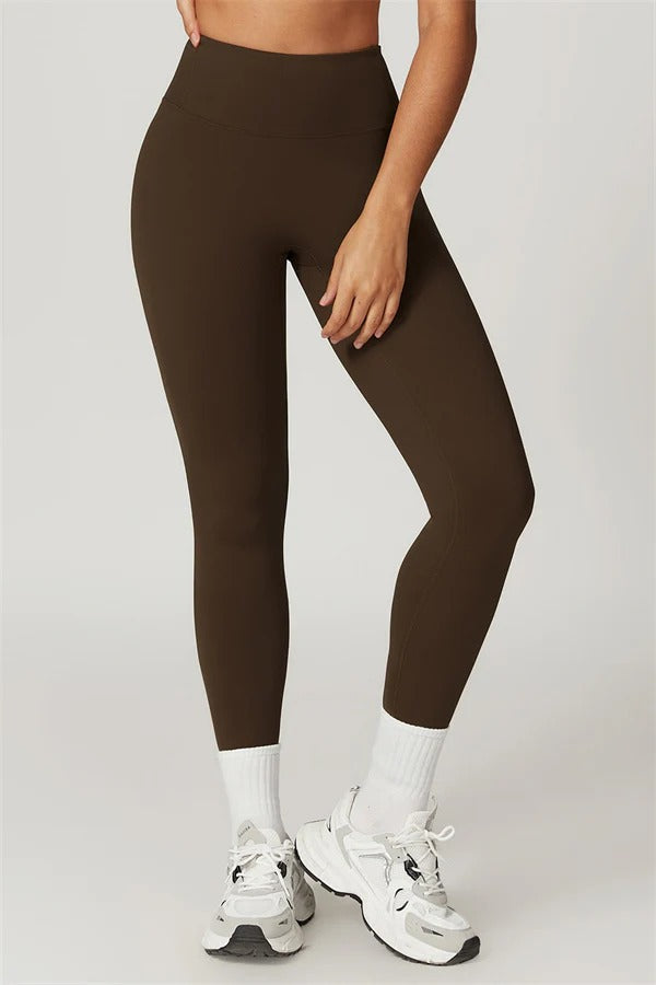 Crisscross Back Sports Bra & High-Waist Leggings Set