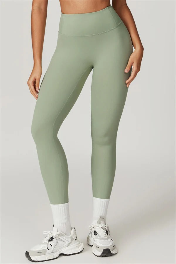 Crisscross Back Sports Bra & High-Waist Leggings Set