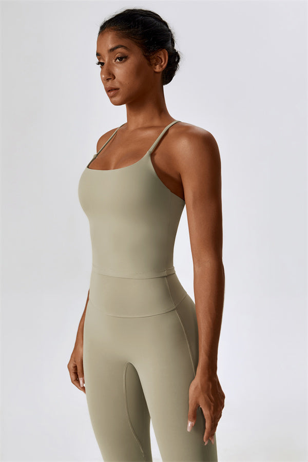 Extended Cross-Back Sports Bra