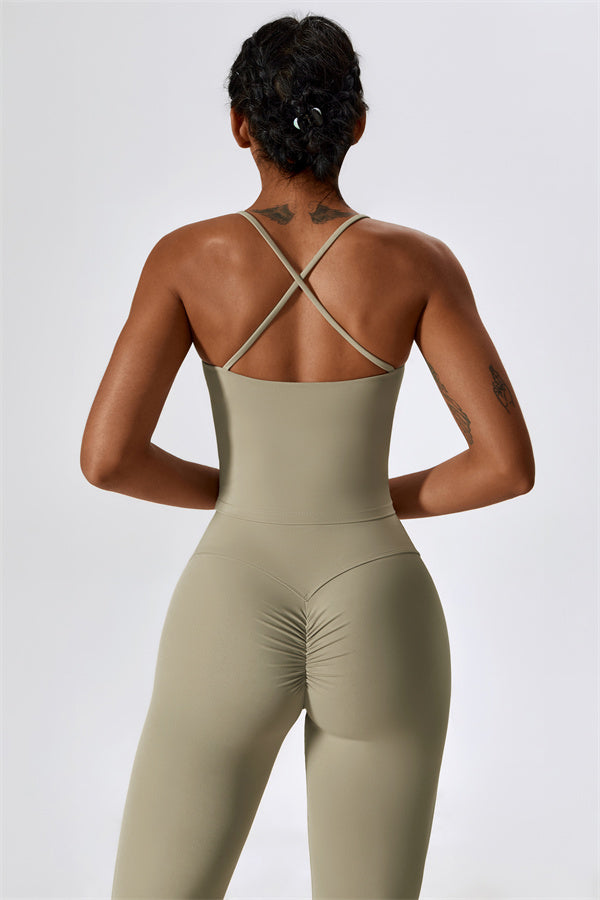 Extended Cross-Back Sports Bra