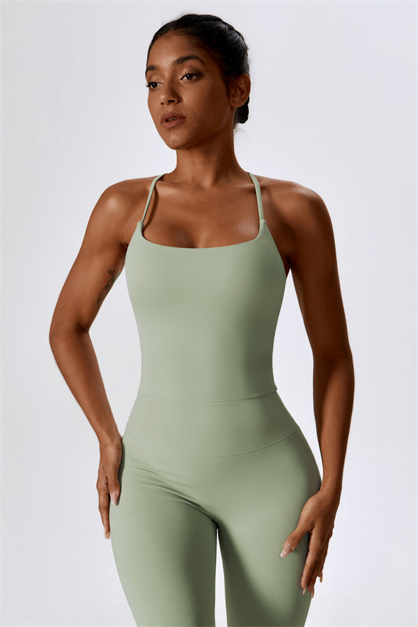 Extended Cross-Back Sports Bra