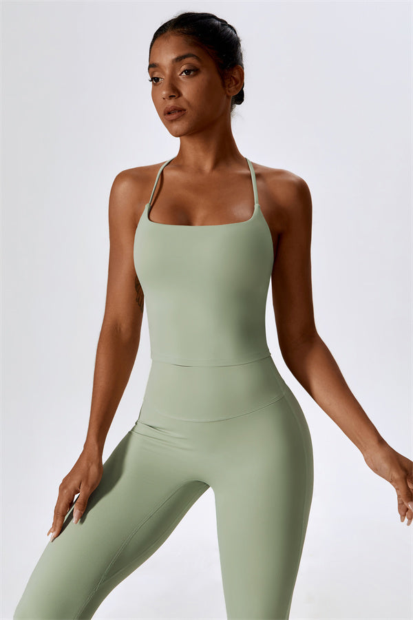 Extended Cross-Back Sports Bra
