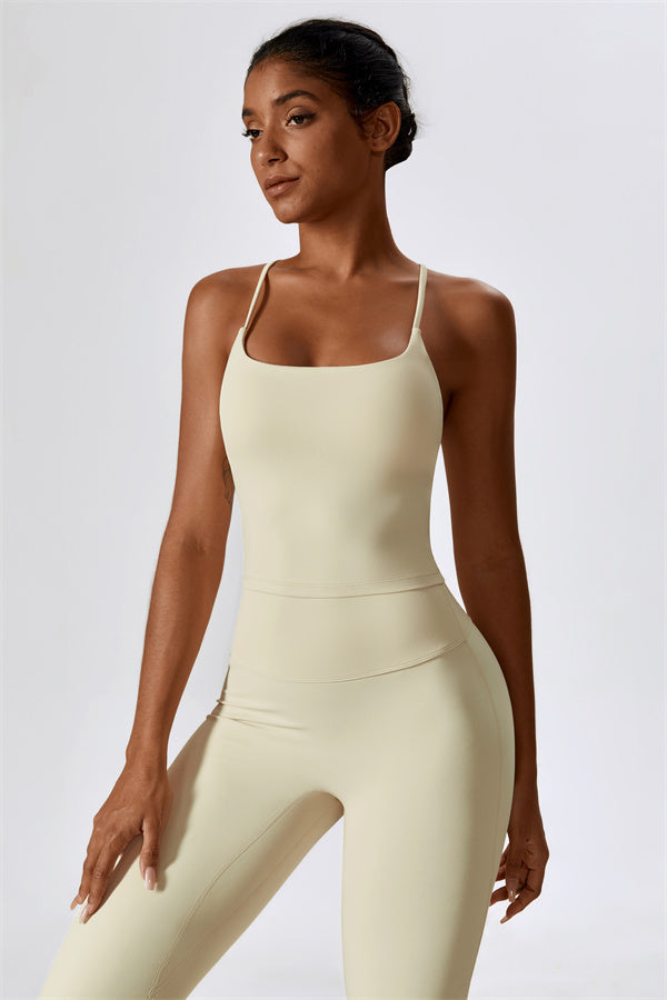 Extended Cross-Back Sports Bra