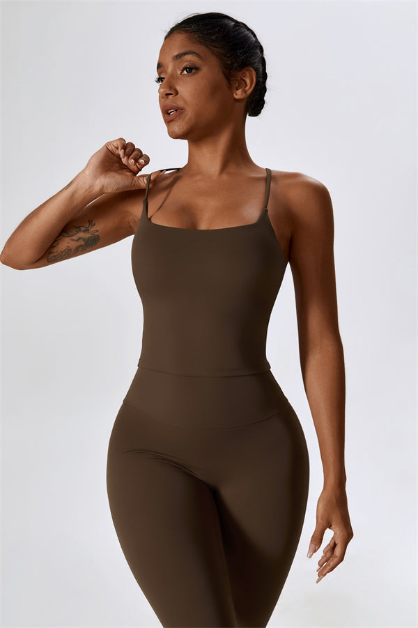 Extended Cross-Back Sports Bra