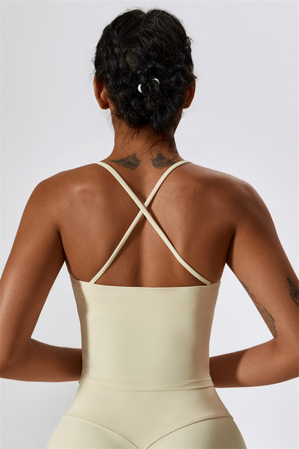 Extended Cross-Back Sports Bra