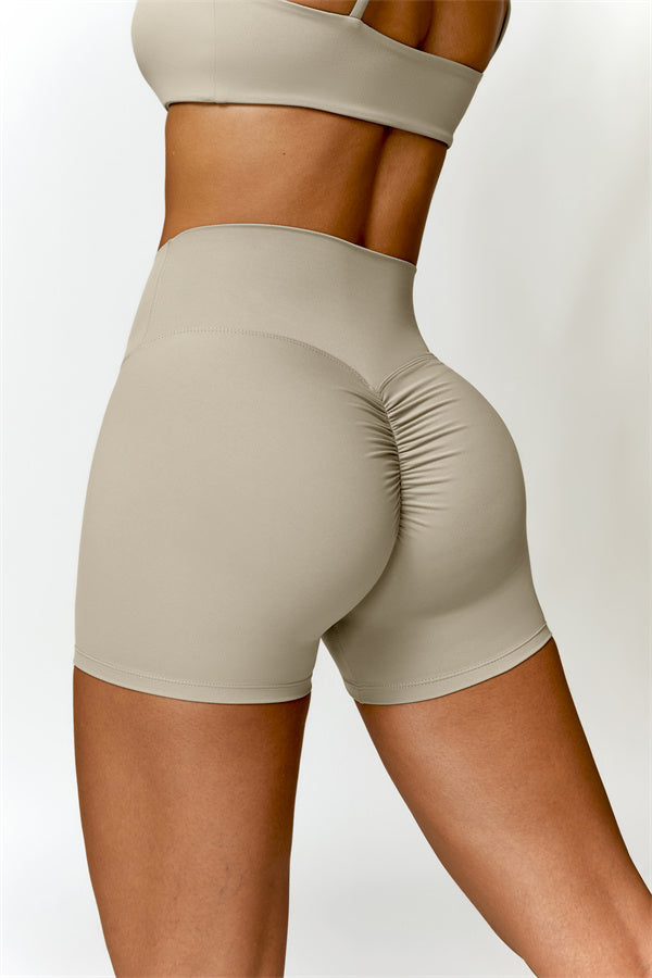 High-Waisted Sports Bra & Shorts Activewear Set