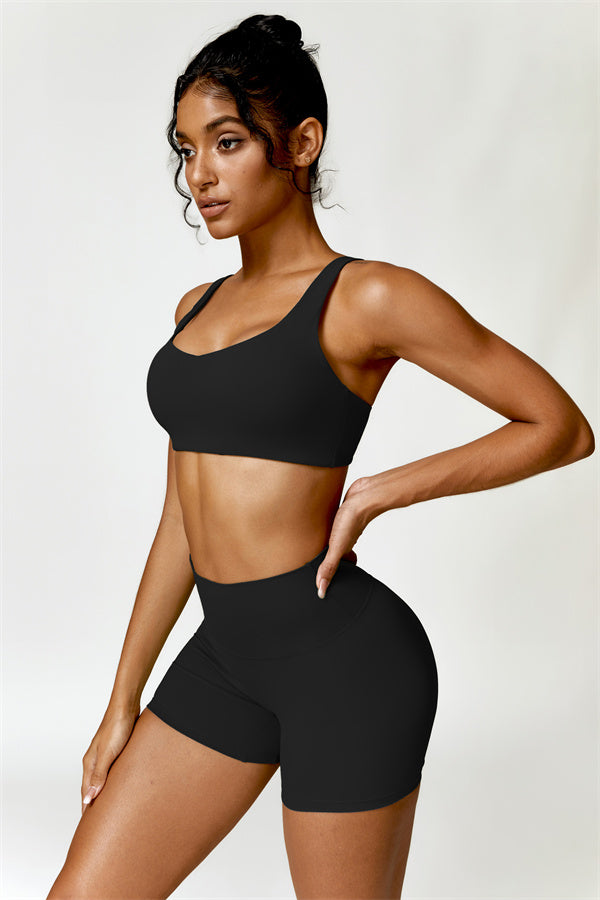 Sculpting High-Waist Active Shorts