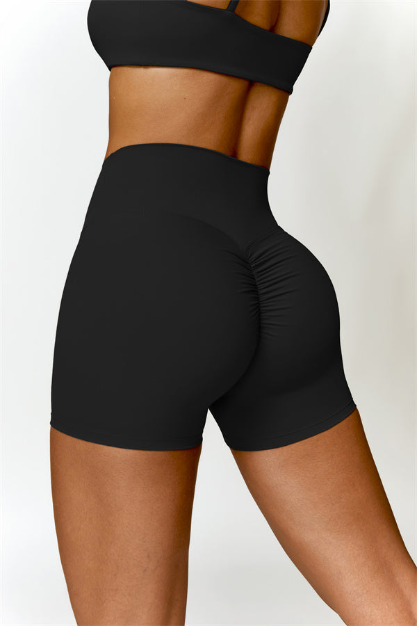 High-Waisted Sports Bra & Shorts Activewear Set