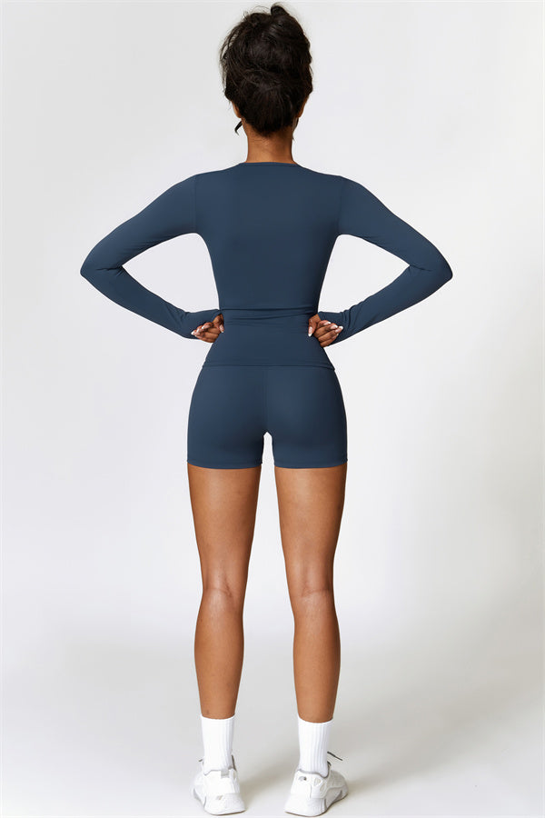 Seamless Long Sleeve Crop Top