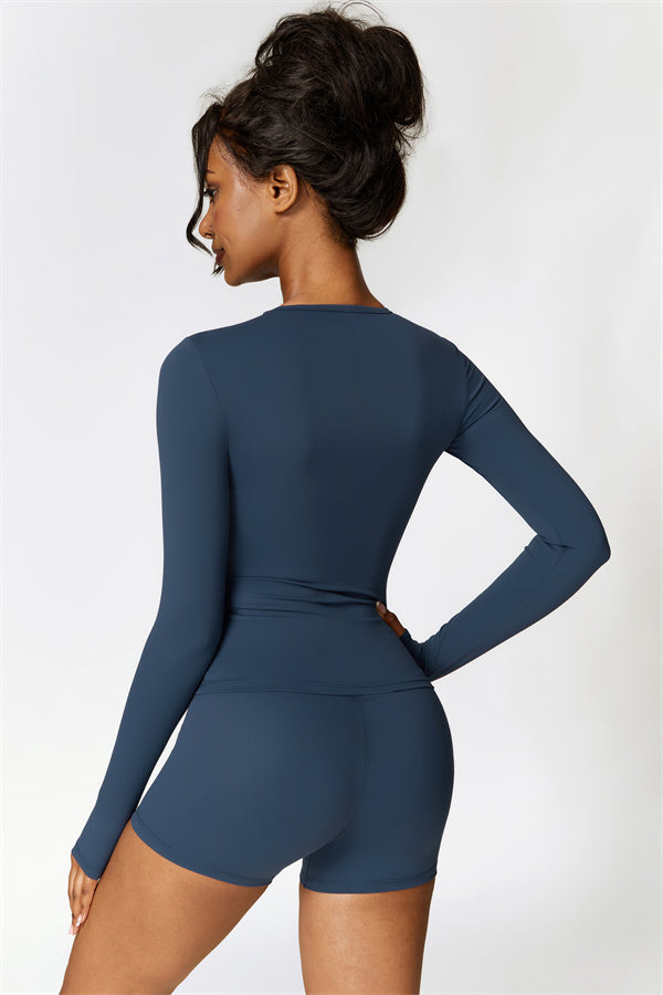 Seamless Long Sleeve Crop Top